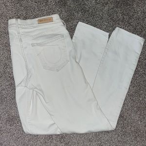 True Religion Size 25 White/Cream Jeans